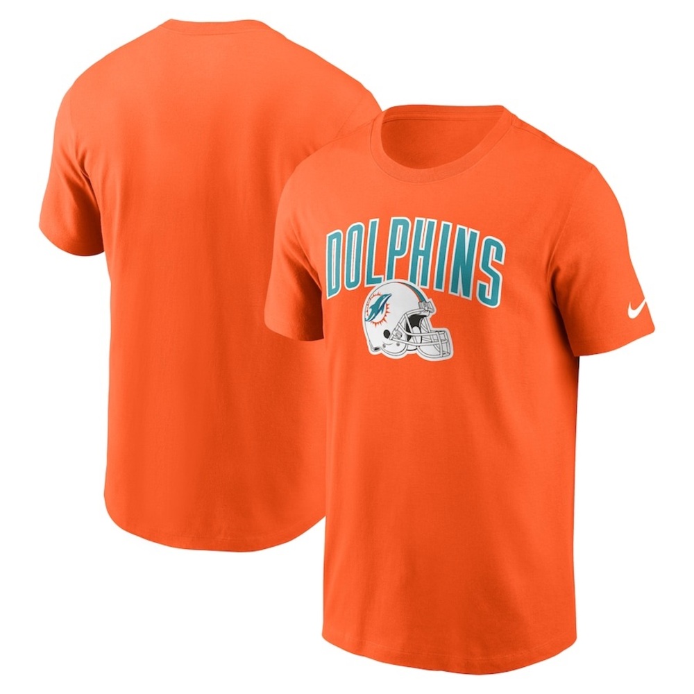 Miami Dolphins Nike Team Athletic T-Shirt - Orange Mens Size XL